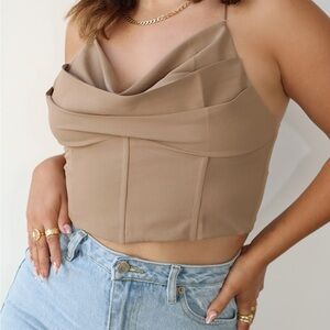Ruched Corset Top